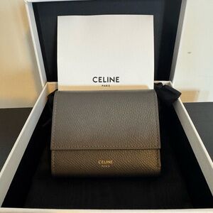 Celine Trifold  Leather Wallet